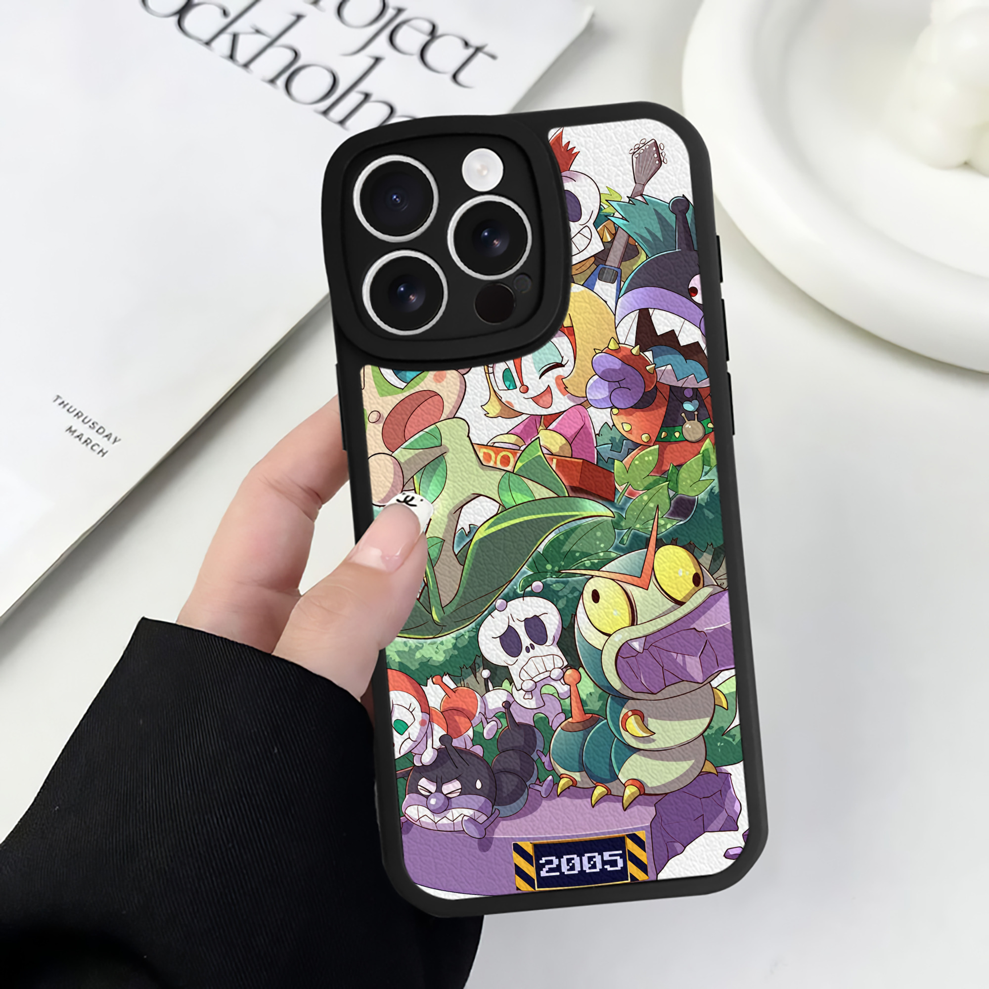 （画像用） アンパンマン Anpanman 【iPhone 16シリーズ対応】シリコンスマホケース（レザー調） 材質：シリコン